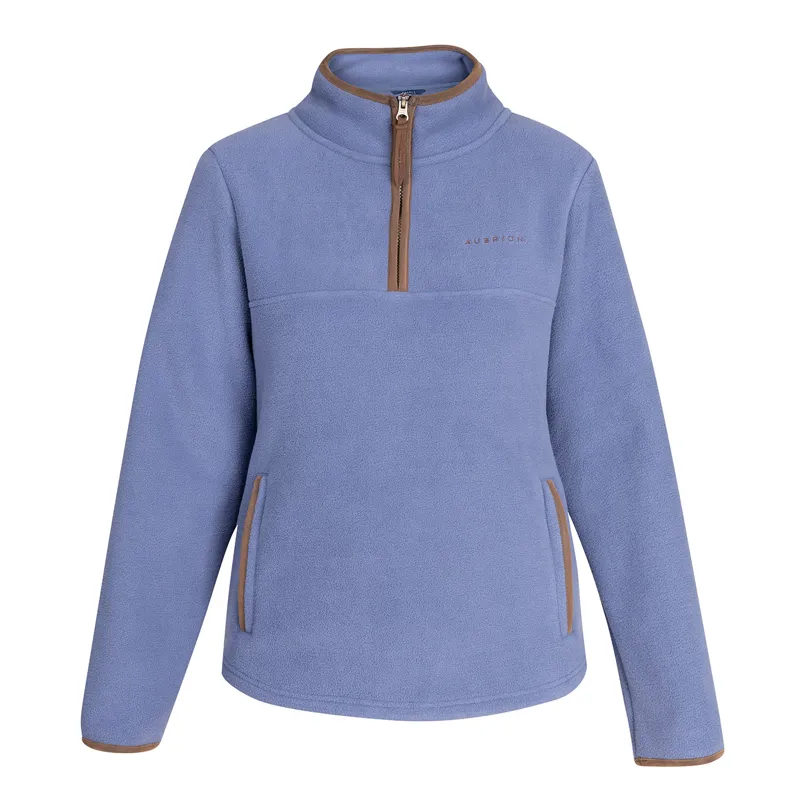 Aubrion Core Mens Half Zip Fleece - Blue-1