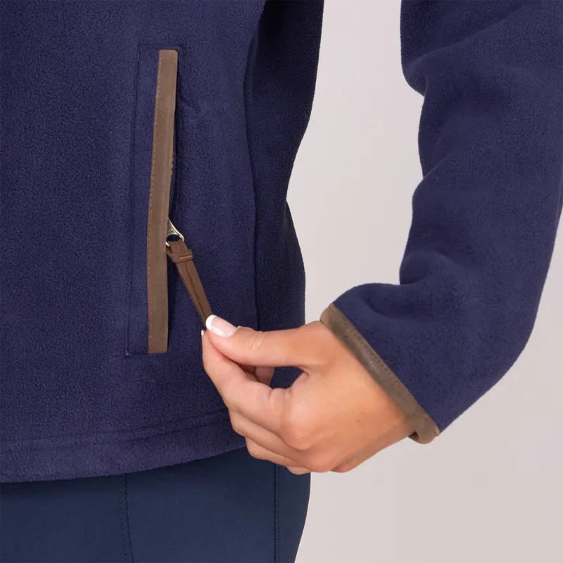 Aubrion Core Ladies Half Zip Fleece - Navy-6