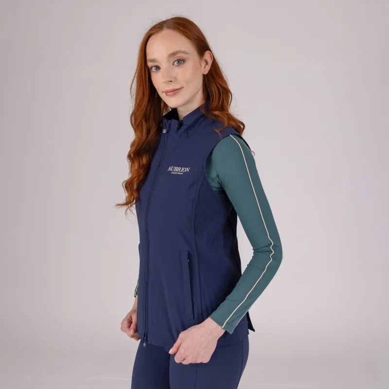 Aubrion Equestrian Womens Gilet - Midnight-3