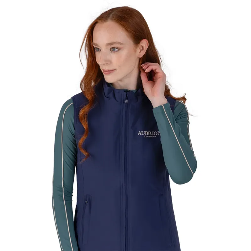 Aubrion Equestrian Womens Gilet - Midnight-4