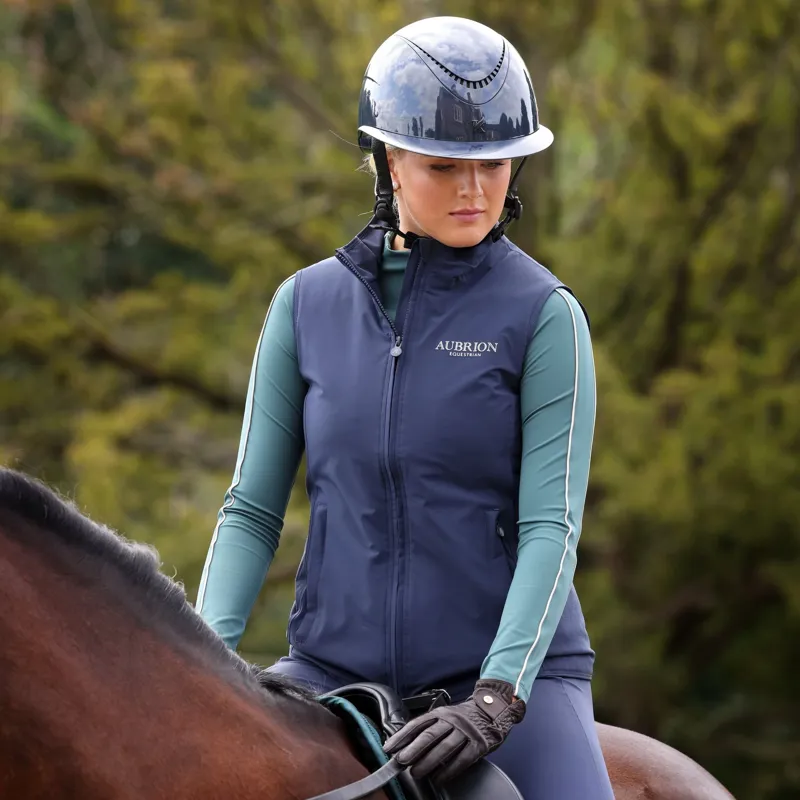 Aubrion Equestrian Womens Gilet - Midnight-8