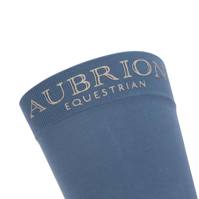 Aubrion Equestrian Womens Tall Riding Socks - Storm-3