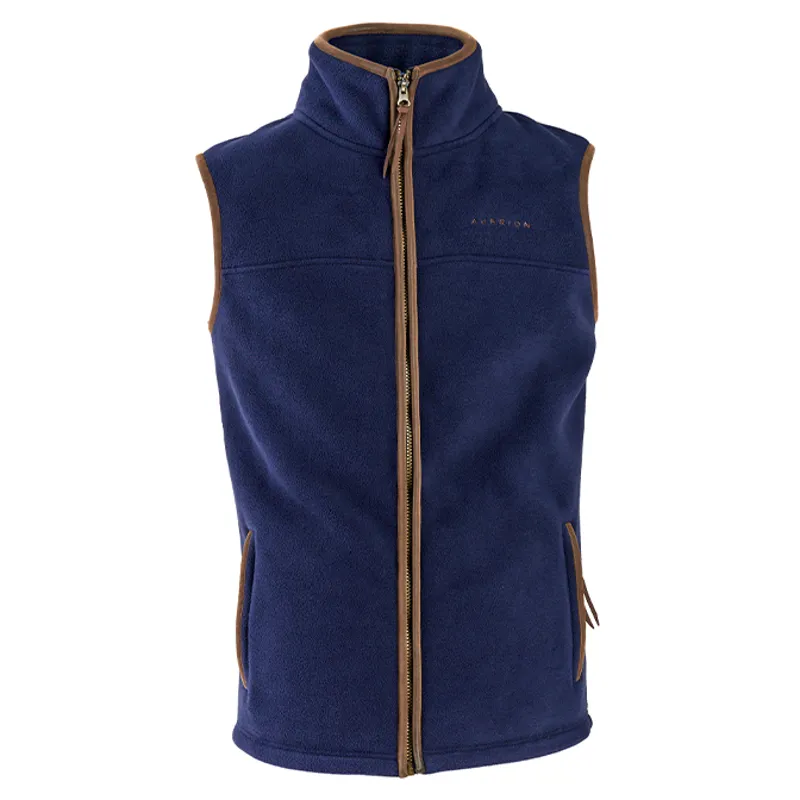 Aubrion Core Mens Fleece Gilet - Navy-1