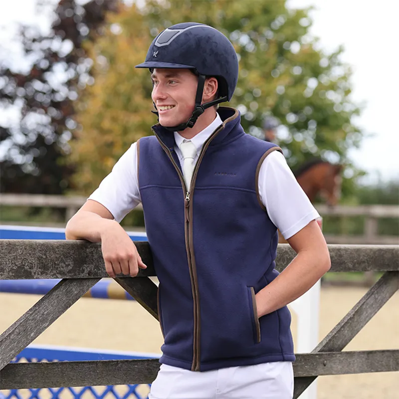 Aubrion Core Mens Fleece Gilet - Navy-6