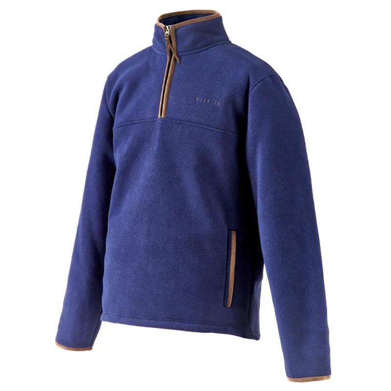 Aubrion Core Mens Half Zip Fleece - Navy-7