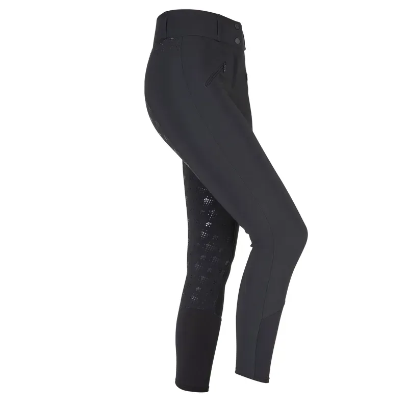 Aubrion Optima GX Womens Full Grip Breeches - Black