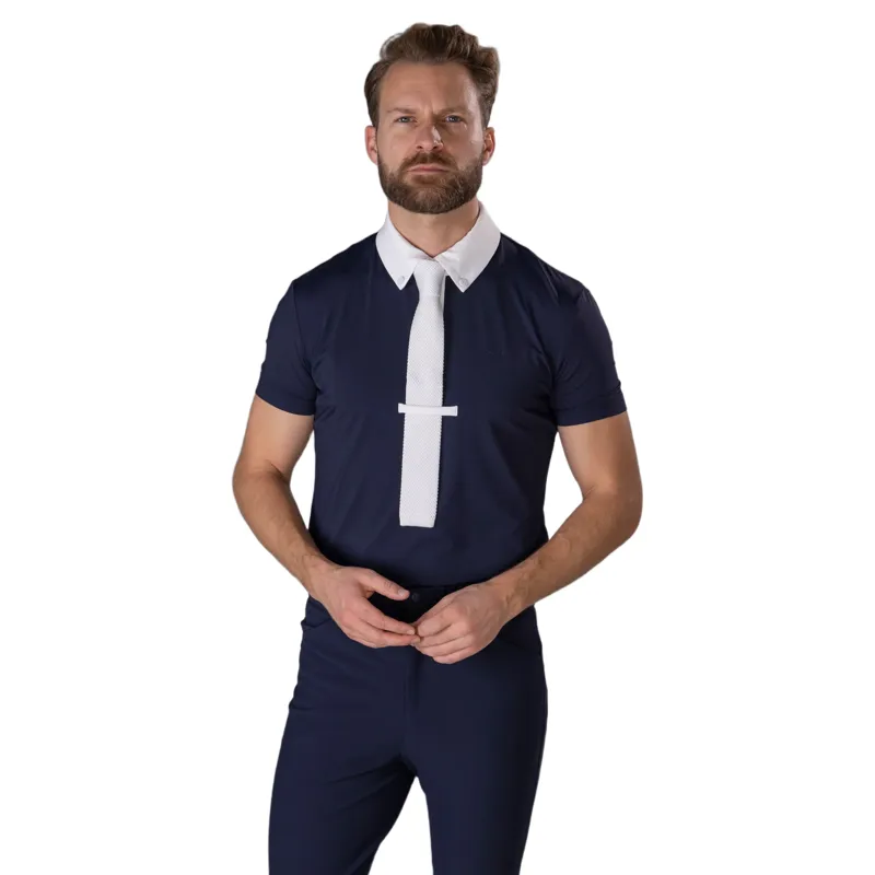 Aubrion Optima MX Mens Full Grip Breeches - Navy-2