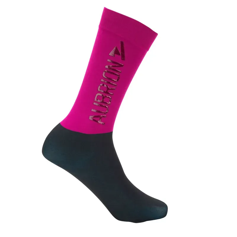 Aubrion React Performance Womens Socks - Fuchsia-1