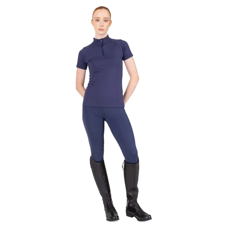 Aubrion React Non-Stop Knee Grip Womens Riding Tights - Midnight-2