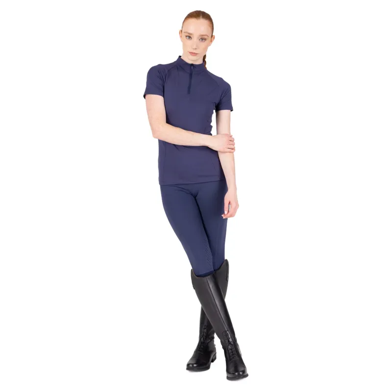 Aubrion React Non-Stop Knee Grip Womens Riding Tights - Midnight-3
