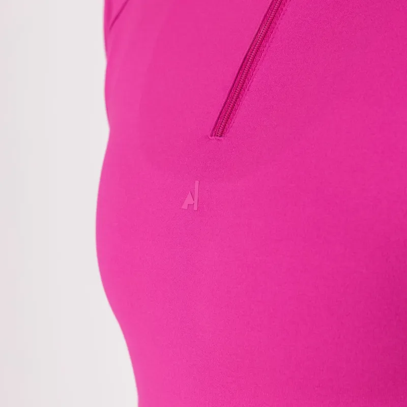 Aubrion React Womens Short Sleeve Base Layer - Fuchsia-5