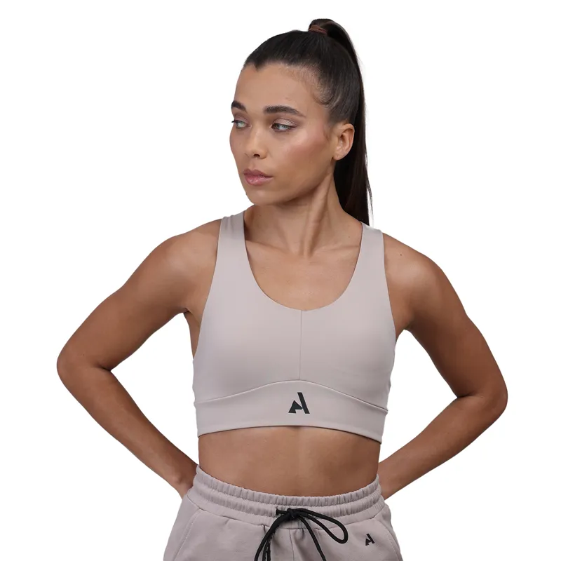 Aubrion React Ladies Sculpt Sports Bra - Sand