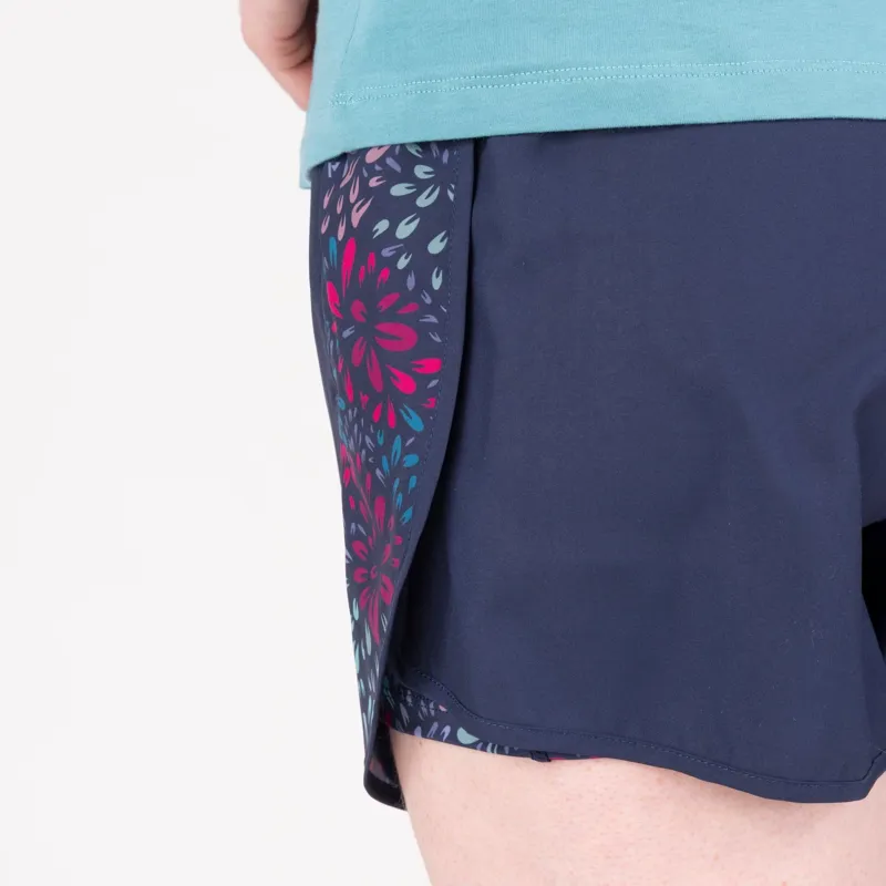 Aubrion React Womens Tech Shorts - Midnight Blue-8
