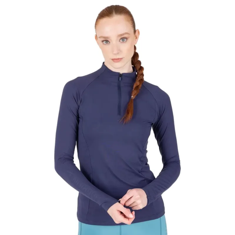 Aubrion React Womens Long Sleeve Base Layer - Midnight