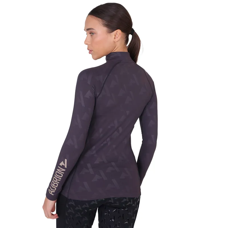 Aubrion React Womens Winter Long Sleeve Base Layer - Shadow-7