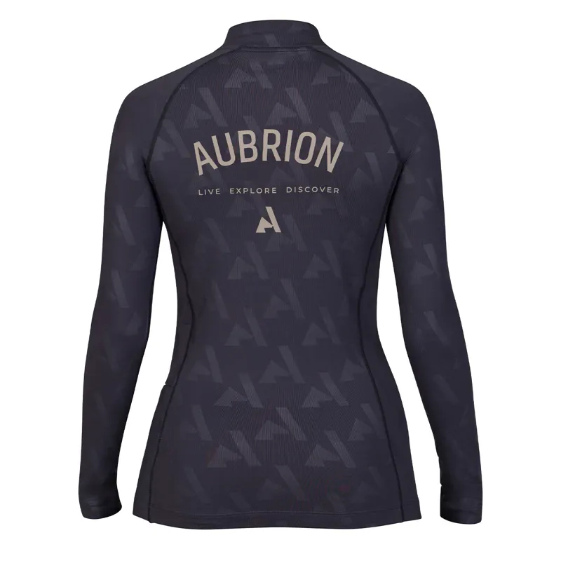 Aubrion React Womens Winter Long Sleeve Base Layer - Shadow-2