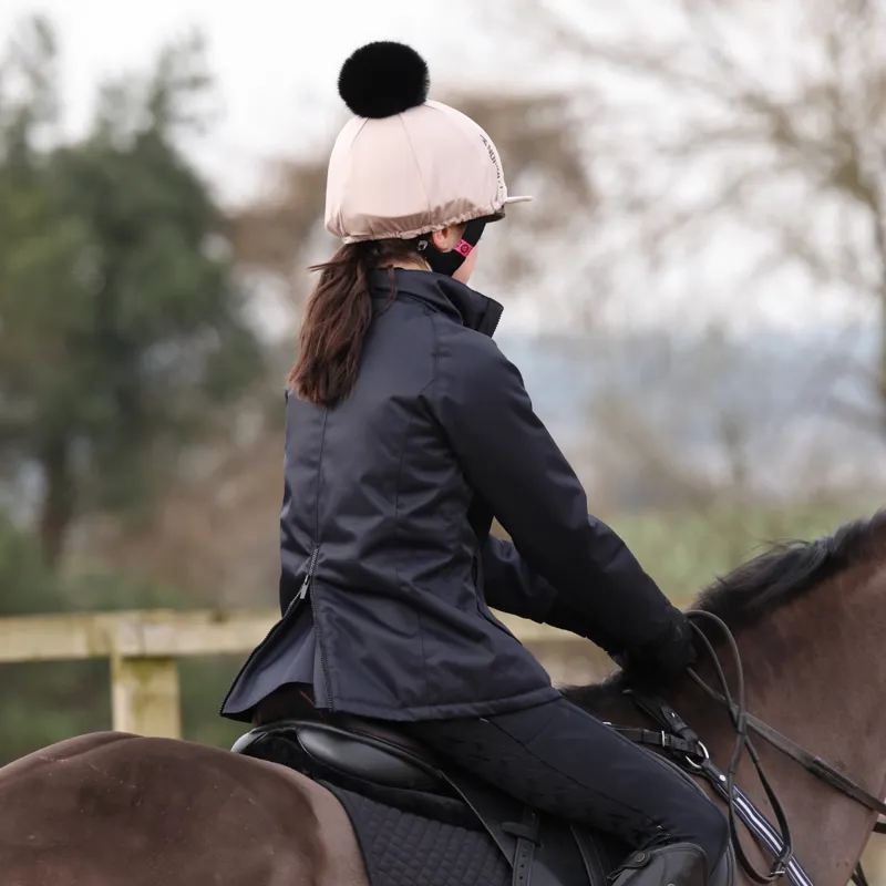 Aubrion React Young Rider Waterproof Mid Length Coat - Shadow-2