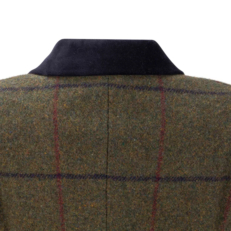 Aubrion Saratoga Junior Tweed Show Jacket - Spruce Green-2