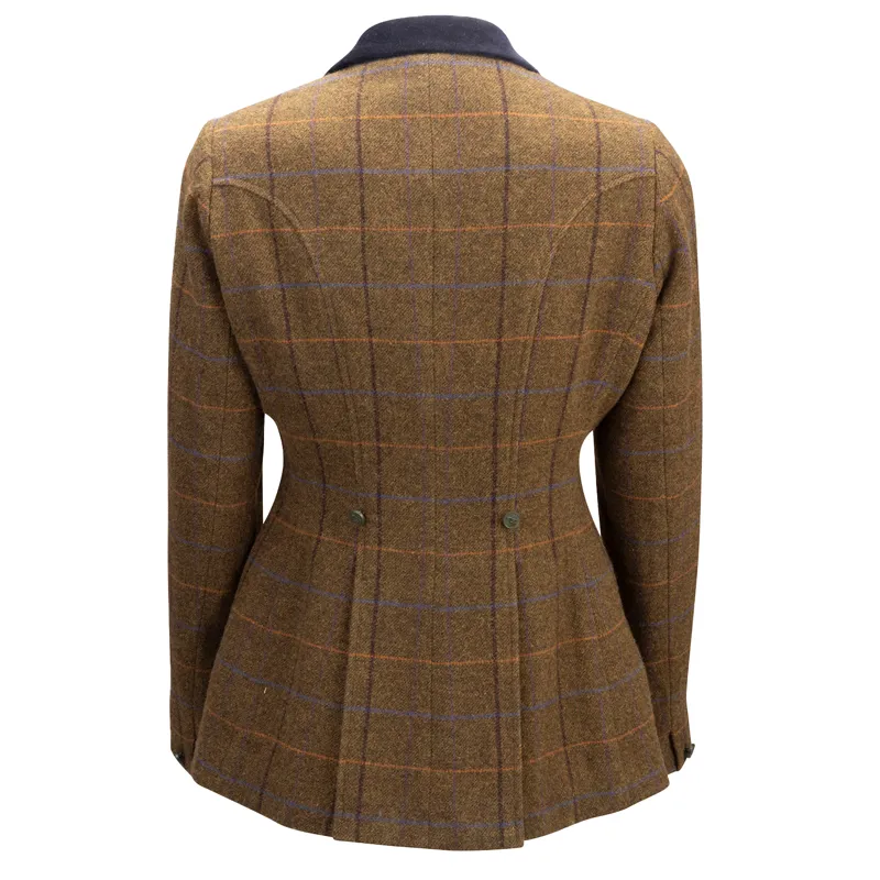 Aubrion Saratoga Womens Tweed Show Jacket - Oak Brown-3