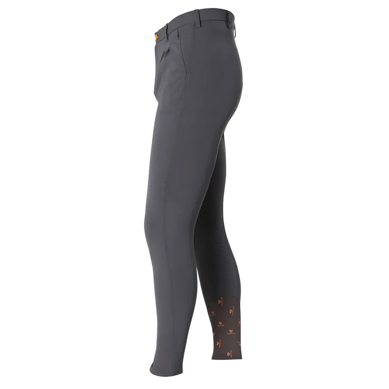 Aubrion Walton Junior Boys Knee Grip Breeches - Grey-2