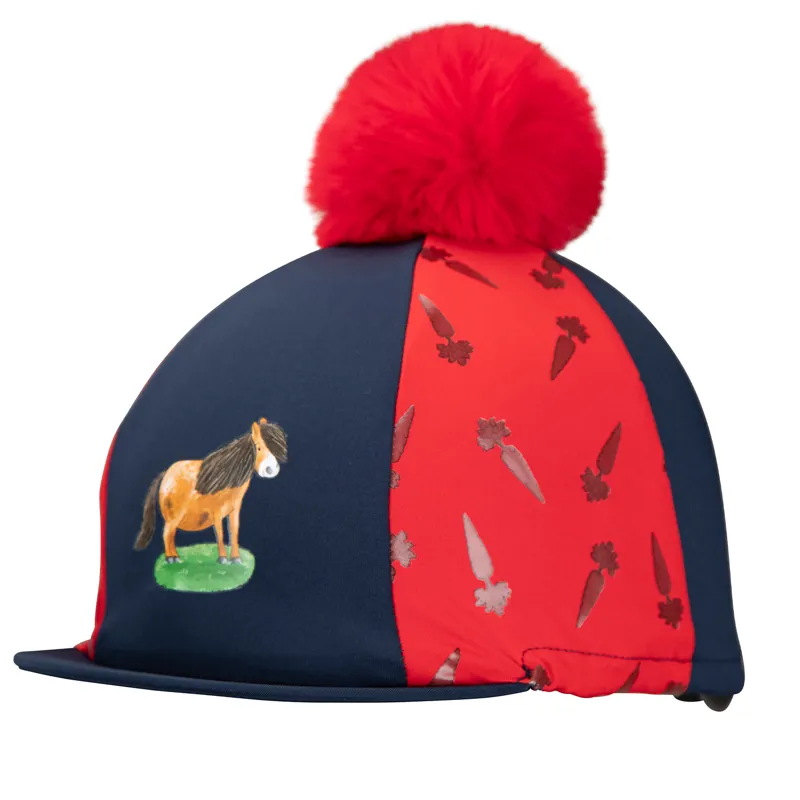 Winnie and Me Hat Silk - Navy/Red
