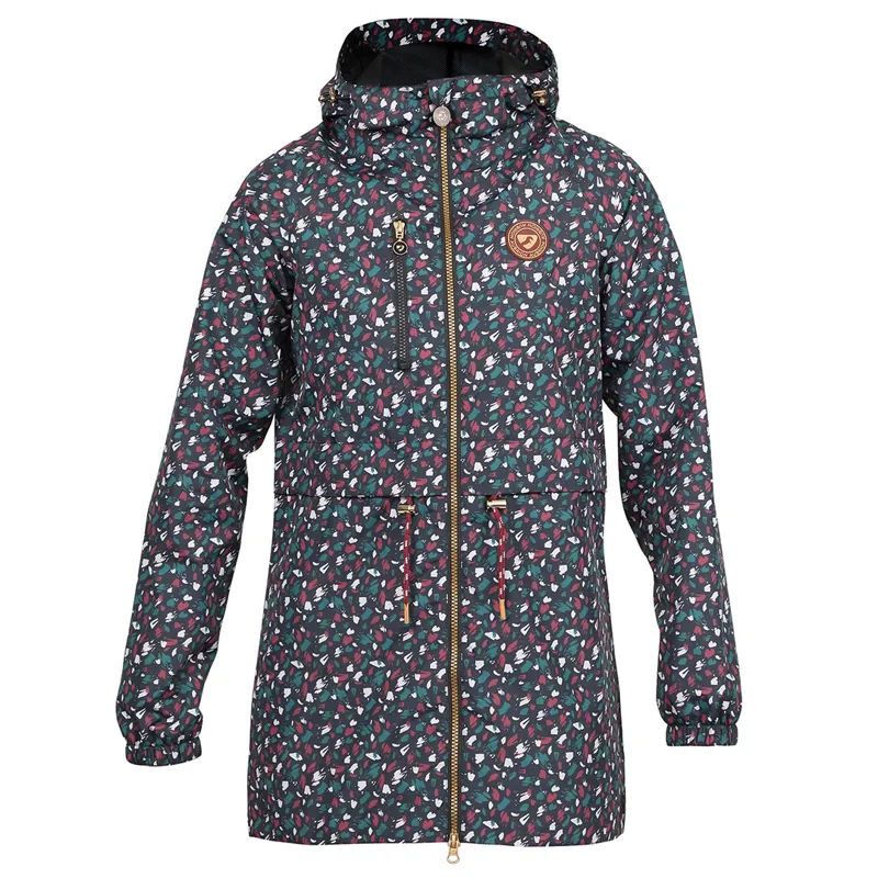 Aubrion Hackney Ladies Long Waterproof Jacket - Brush Stroke