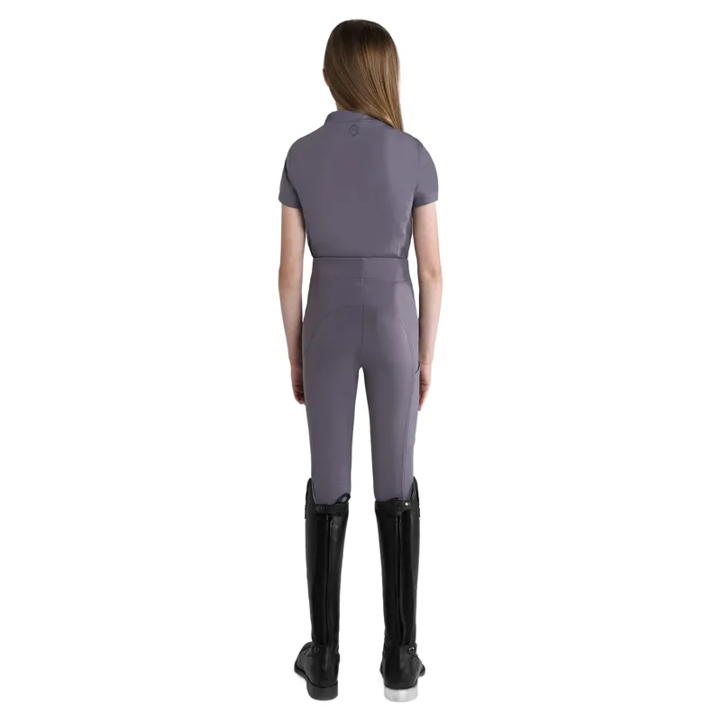 Aztec Diamond Young Rider Short Sleeve Junior Base Layer  - Amethyst-2