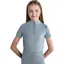 Aztec Diamond Young Rider Short Sleeve Junior Base Layer - Ash Blue