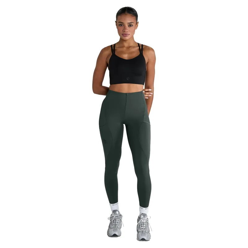 Aztec Diamond Bonded Womens Sports Bra - Black-3