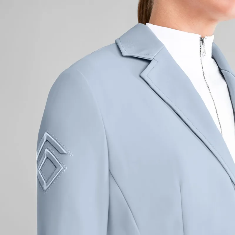 Aztec Diamond Young Rider Show Jacket - Ash Blue-6