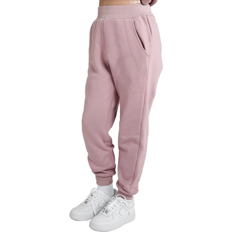 Aztec Diamond Young Rider Panel Junior Sweatpants - Pink