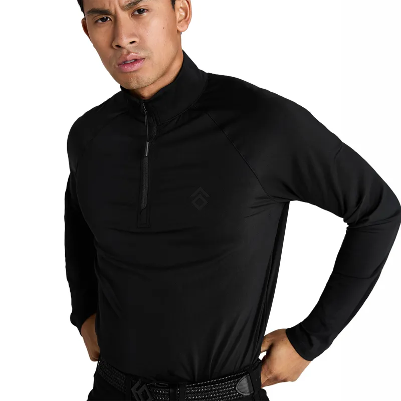 Aztec Diamond Core Mens 1/4 Zip Base Layer - Black-10