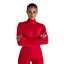 Aztec Diamond Fitted Womens Jacket  - Crimson