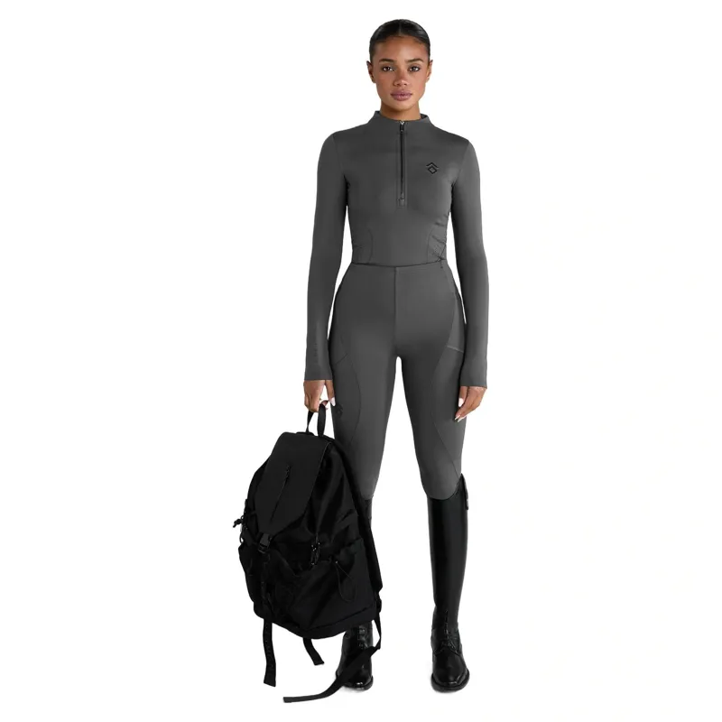 Aztec Diamond Core Full Seat Riding Tights - Ash-3