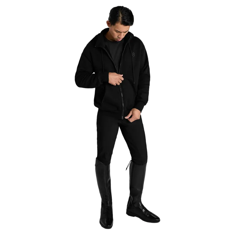 Aztec Diamond Core Mens Full Zip Hoodie - Black-7