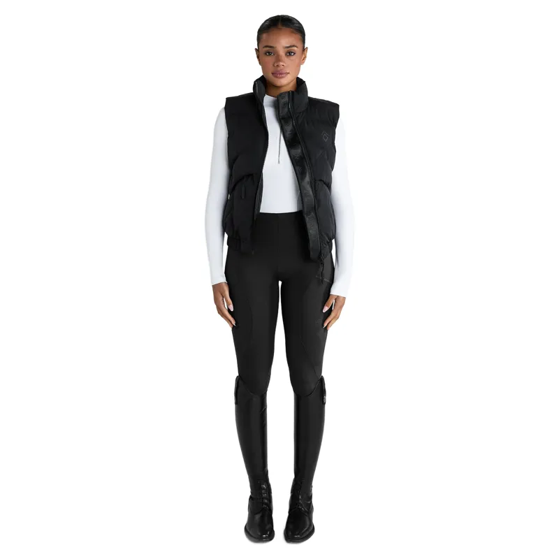 Aztec Diamond Core Womens Mid-Layer Gilet - Black-2