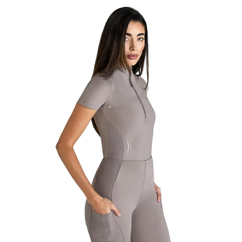 Aztec Diamond Define Womens Short Sleeve Base Layer - Truffle-6