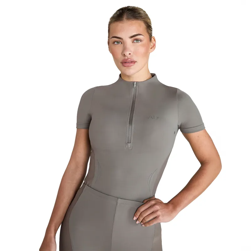 Aztec Diamond Define Womens Short Sleeve Base Layer - Truffle-3