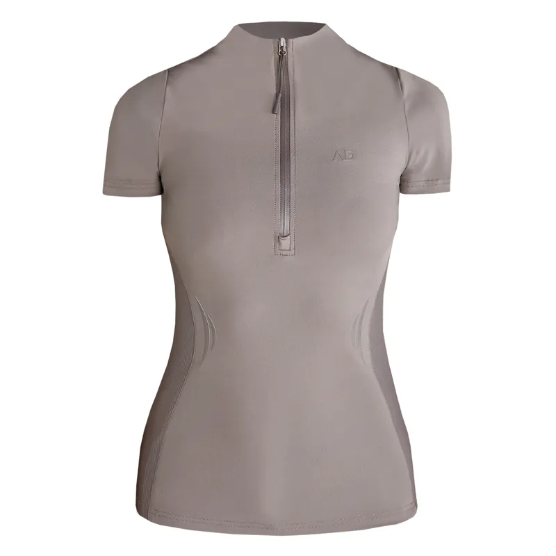 Aztec Diamond Define Womens Short Sleeve Base Layer - Truffle-5