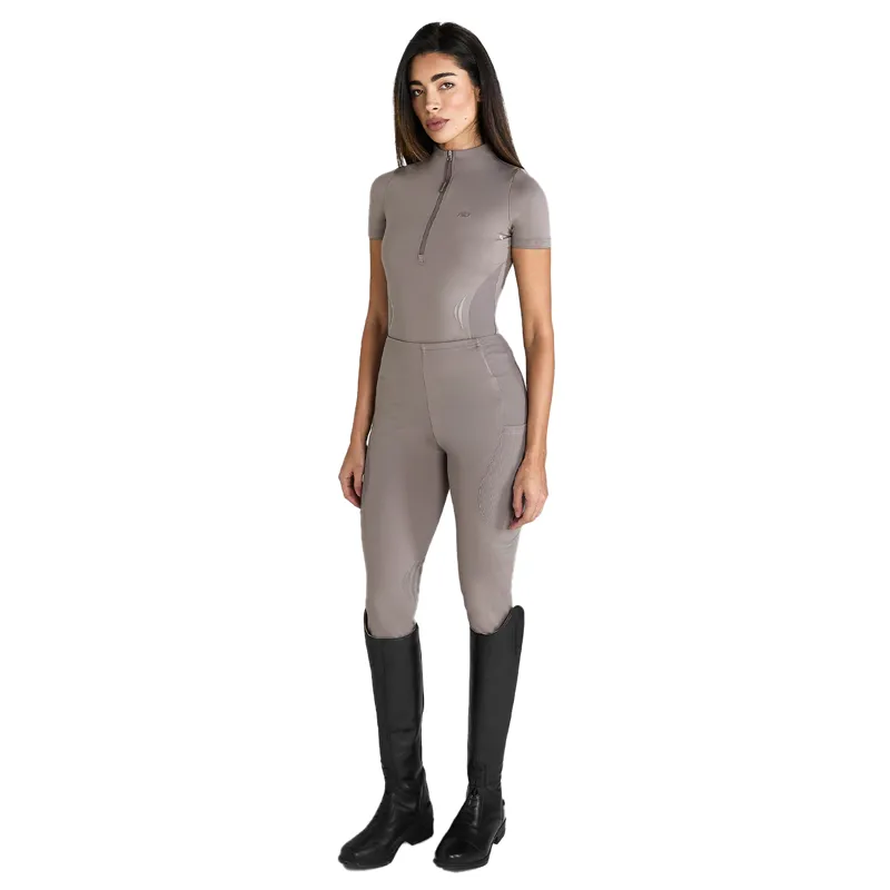 Aztec Diamond Define Womens Short Sleeve Base Layer - Truffle-4