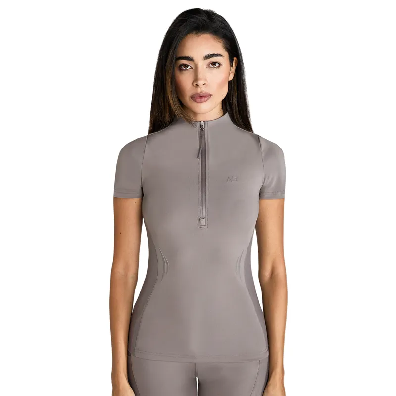 Aztec Diamond Define Womens Short Sleeve Base Layer - Truffle