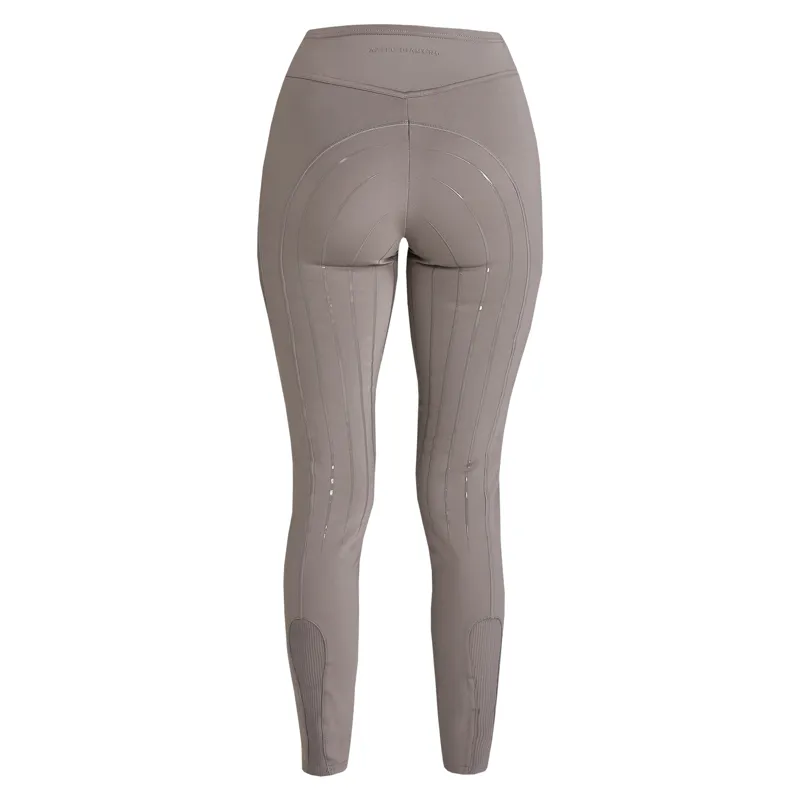 Aztec Diamond Define Full Grip Ladies Riding Leggings - Truffle-5