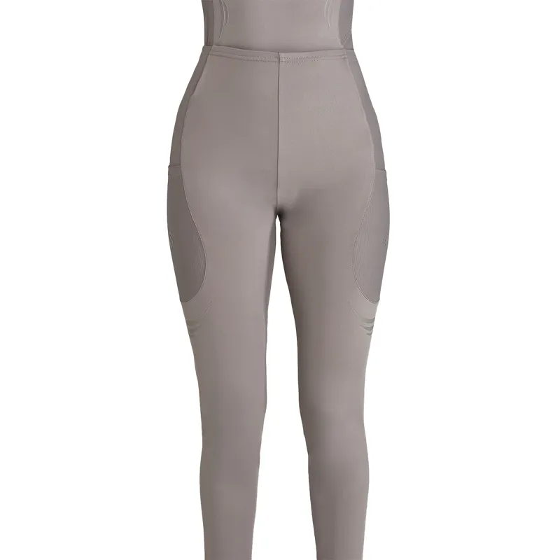 Aztec Diamond Define Full Grip Ladies Riding Leggings - Truffle-1