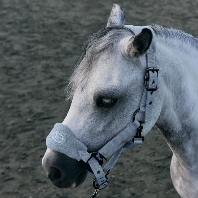 Aztec Diamond Panel Headcollar - Ash Blue-1