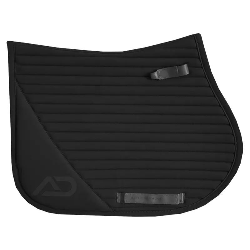 Aztec Diamond Young Rider Panel Saddlecloth - Black-1