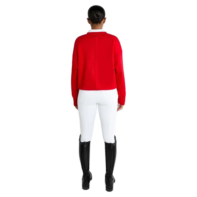 Aztec Diamond Sporting Goods Womens Crew Neck Jumper - Crimson-3