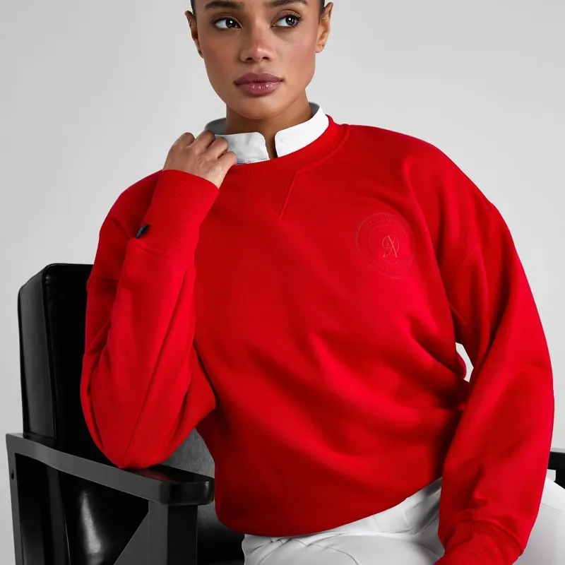 Aztec Diamond Sporting Goods Womens Crew Neck Jumper - Crimson-5