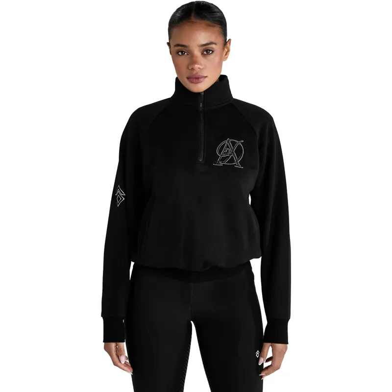 Aztec Diamond Sporting Goods Womens Half Zip Sweater - Black