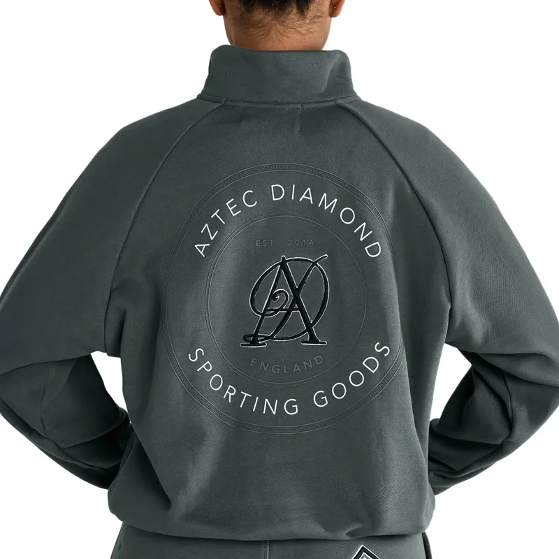 Aztec Diamond Sporting Goods Womens Half Zip Sweater - Fern-7