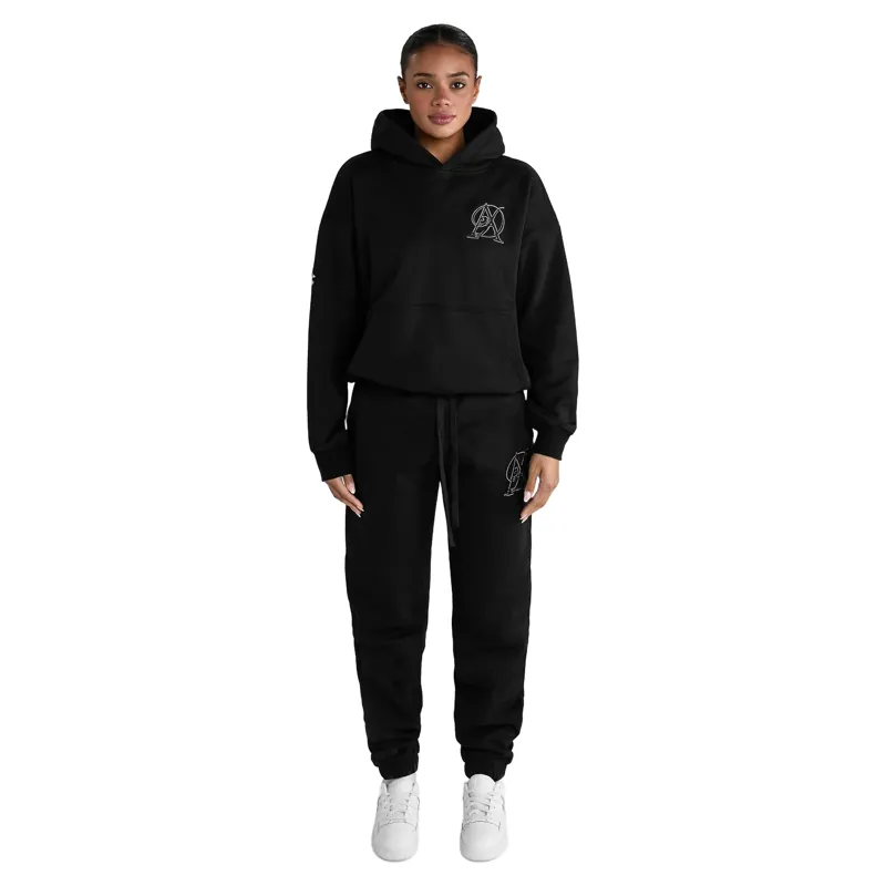 Aztec Diamond Sporting Goods Womens Pull On Hoodie - Black-3